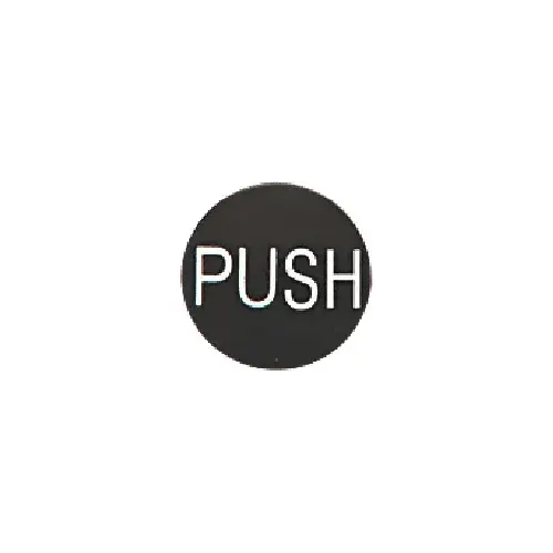 Oil Rubbed Bronze 2" Round Push Indicator Oil Rubbed Bronze 2" Round Push Indicator