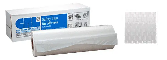 CRL White 60 Category II Shatterproof Safety Tape for Mirrors - 600 Foot Roll 2MT60 CRL White 60 Category II Shatterproof Safety Tape for Mirrors - 600 Foot Roll 2MT60