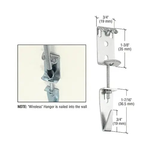 Wireless Picture Hangers in a Bulk (100) Pack