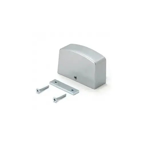 Base End Cap Package Satin Aluminum Finish Base End Cap Package Satin Aluminum Finish