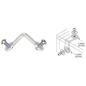 Angle Raccordement Hansa Chrome 1/2" AG X 1/2" IG - Neuf Pour Douche/baignoire