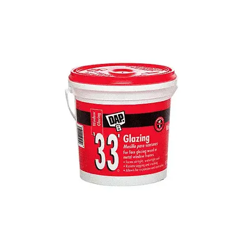 White '33 ft  Glazing Compound - Gallon