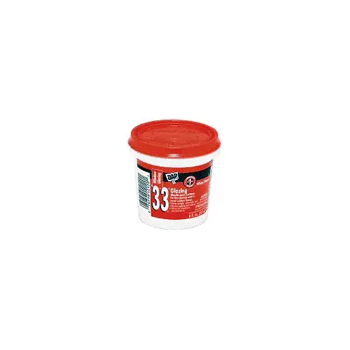 White '33 ft  Glazing Compound - Half Pint