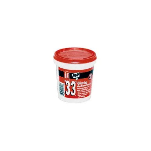 White '33 ft  Glazing Compound - Pint