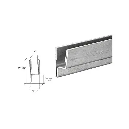 Storm Window Leg Frame for Double Strength Glass 150" Stock Length - pack of 5