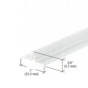CRL 3606W White Series 3606 Lower Track - 144"