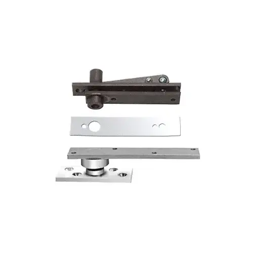 Polished Chrome Center-Hung Pivot Set