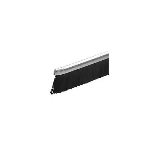 Nylon Brush Weatherstrip for CR387 Series Door Rail Black Nylon Brush Weatherstrip for CR387 Series Door Rail Black