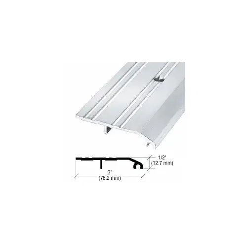 3" Aluminum Half Saddle Threshold 3" Aluminum Half Saddle Threshold