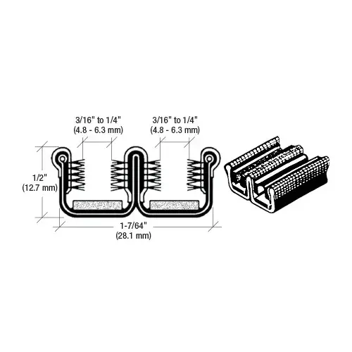 Universal Double Wide Channel for Buses and Trucks Black Universal Double Wide Channel for Buses and Trucks Black