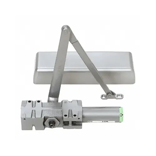 Aluminum ANSI Grade 1 Adjustable Spring Power Multi-Size Size 1 - 6 Surface Mounted Door Closer