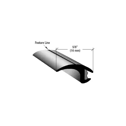5/8" Universal Feature Line Trim Molding Black75' Roll 5/8" Universal Feature Line Trim Molding Black75' Roll