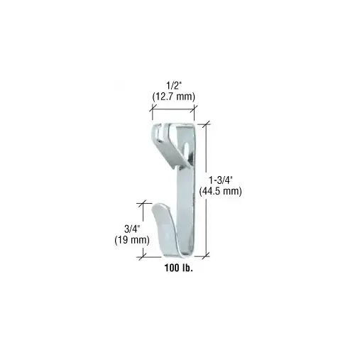 100 Pound Picture Hangers - Bulk (100) Pack
