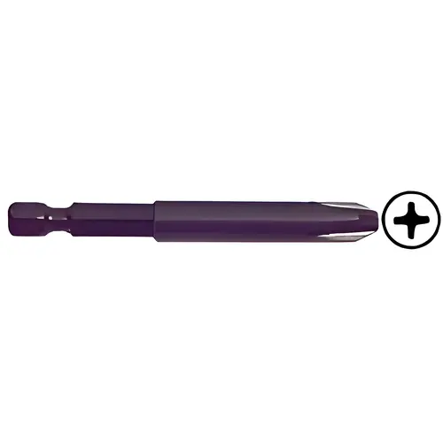 No.2 Phillips 1/4" Screw Gun Bit 2-3/4" Long No.2 Phillips 1/4" Screw Gun Bit 2-3/4" Long