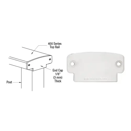 Sky White 400 Series Decorative End Cap Sky White 400 Series Decorative End Cap