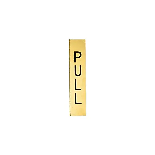 Polished Brass 4-1/2" Pull Indicator Polished Brass 4-1/2" Pull Indicator
