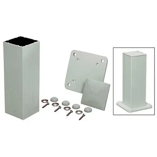 Agate Gray Standard 4" x 4" Surface Mount 42" Long Post Kit Agate Gray Standard 4" x 4" Surface Mount 42" Long Post Kit