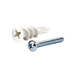 CRL 5006902S Dry Wall Plastic Lite Anchor with #6 Screws