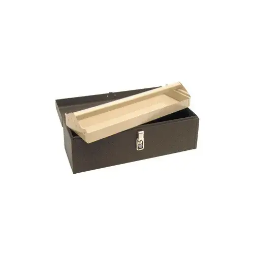 20" Tool Box and Toter Tray Brown