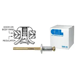 CRL 52374 GM and Chrysler Regulator Rivets in Bulk Pack