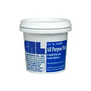 CRL 533HPGRY Gray All Purpose Putty - Half Pint