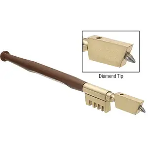 CRL 545DGC Diamond Tip Glass Cutter Clear