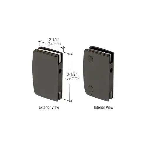 Oil Rubbed Bronze Glass Swinging Door Lock Receiver for 700C0RB