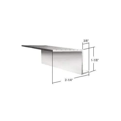 Mill Aluminum 74" Retractable Screen Door Out Sill adaptor