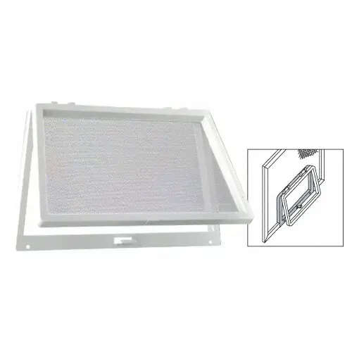 White Plastic Screen Wicket White Plastic Screen Wicket