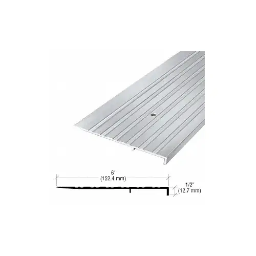 6" Aluminum Ramp Threshold - 185" Length 6" Aluminum Ramp Threshold - 185" Length