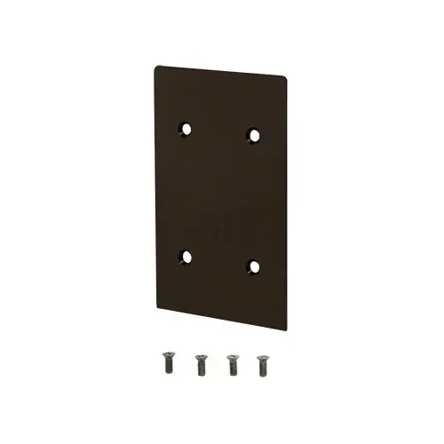 Black Bronze End Cap for 8B Series Standard Square Base Shoe Black Bronze End Cap for 8B Series Standard Square Base Shoe