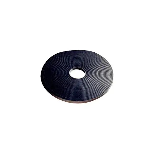 Black 1/8" x 1/2" Double Sided Foam Glazing Tape - 100 Foot Roll