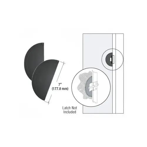 Screen Door Pull Shield Black Screen Door Pull Shield Black
