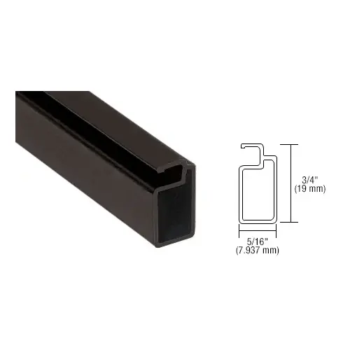 Brixwell ESF345BRZ-CCP84-XCP50 Bronze 3/4" x 5/16" Extruded Screen ...