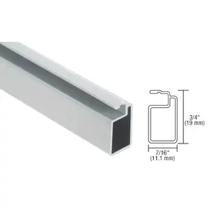 CRL A347M Mill 3/4" x 7/16" Extruded Screen Frame 144" Stock Length