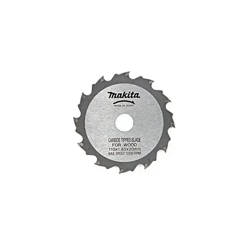 Makita 4-3/8" Diameter with 20mm Arbor 12 Tooth ATB Ripping / Crosscut Saw Blade