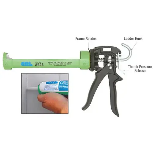 26:1 Ratio Strap Frame Caulking Gun