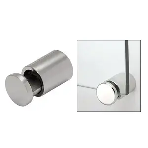 CRL ABEG1BS 1" 316 Brushed Stainless Single Sided Adjustable Barrel Edge Grip