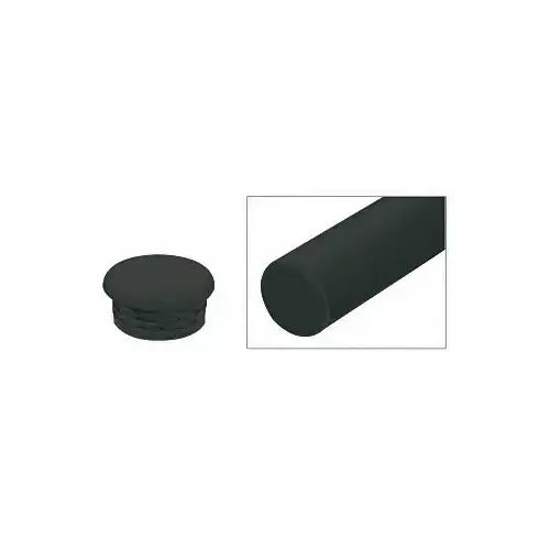 Matte Black Quick Connect Color Match End Cap for 1-1/2" Diameter Tubing Matte Black Quick Connect Color Match End Cap for 1-1/2" Diameter Tubing