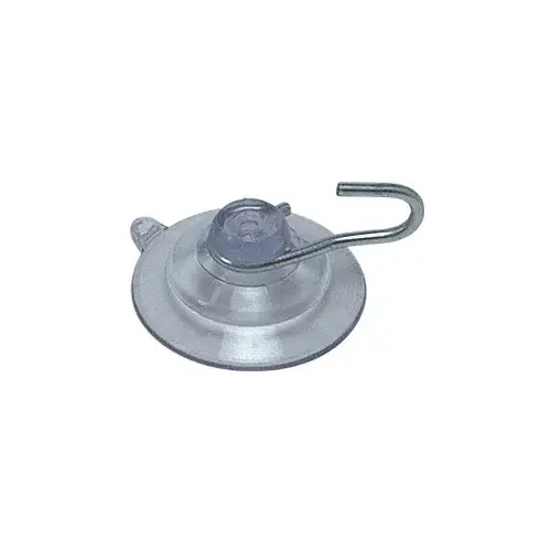 1-1/8" Small Suction Cups with Metal Hooks Clear - pack of 25 1-1/8" Small Suction Cups with Metal Hooks Clear - pack of 25