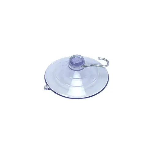 2-1/2" Large Suction Cups with Metal Hooks Clear - pack of 25 2-1/2" Large Suction Cups with Metal Hooks Clear - pack of 25