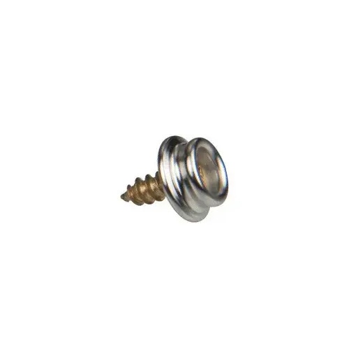 Nickel on Brass Clinch with Phillips Head Wood Screw Upholstery Fasteners - 3/8" Stud Length Nickel on Brass Clinch with Phillips Head Wood Screw Upholstery Fasteners - 3/8" Stud Length