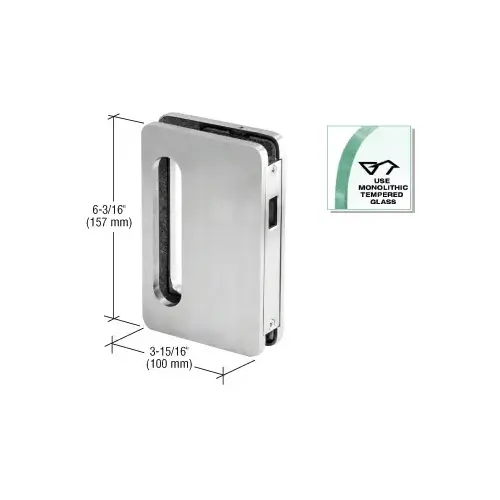 Birmingham Series Slim Line Receiver Handle Brushed Stainless Steel