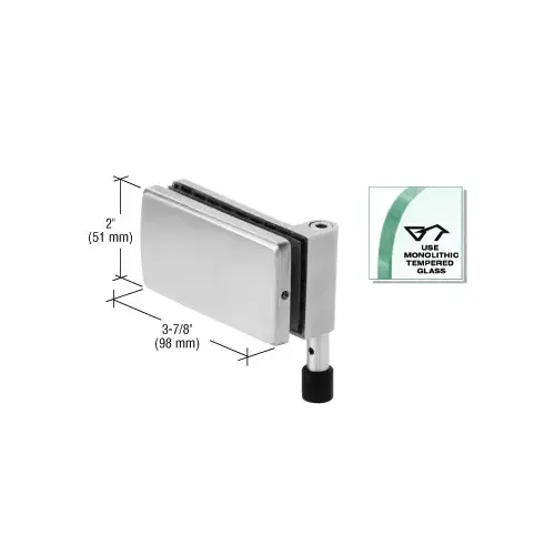 Birmingham Series Bottom Guide Patch Brushed Stainless Steel