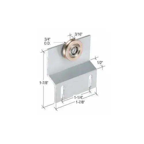3/4" Steel Ball Bearing Sliding Screen Door Top Hung Roller for Cupples Doors - pack of 2 3/4" Steel Ball Bearing Sliding Screen Door Top Hung Roller for Cupples Doors - pack of 2