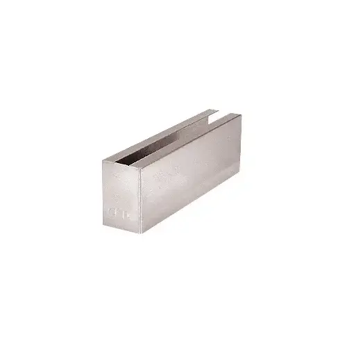 Brushed Stainless 12" Welded End Cladding for B5A Series Base Shoe