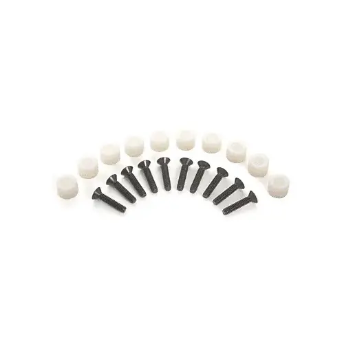 Smoke Baffle Replacement Screws and Grommet Mill - pack of 10