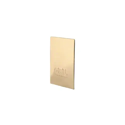 Polished Brass End Cap for B5L Series Low Profile Base Shoe Polished Brass End Cap for B5L Series Low Profile Base Shoe