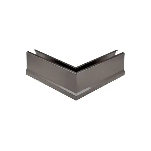 Black Bronze 12" 90 degree Mitered Corner Cladding for B5T Series Tapered Base Shoe Black Bronze 12" 90 degree Mitered Corner Cladding for B5T Series Tapered Base Shoe