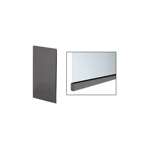 Dark Bronze End Cap for W5B Series Windscreen and Smoke Baffle Base Shoe Dark Bronze End Cap for W5B Series Windscreen and Smoke Baffle Base Shoe